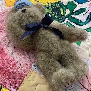 Boyds Bears Plush with Blue Bow